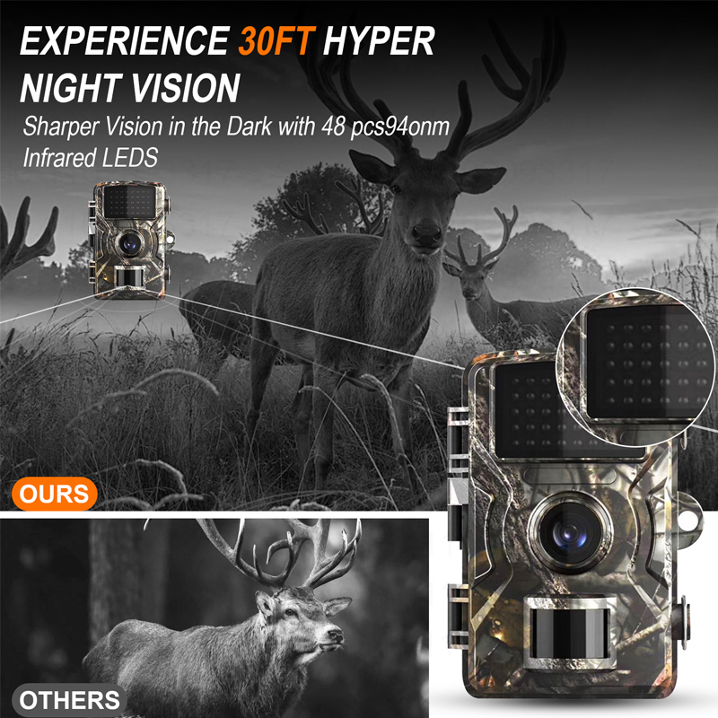 กล้อง Trail สัตว์ป่า 16MP 1080 - Trail Camera Infrared บทวิจารณ์และราคา